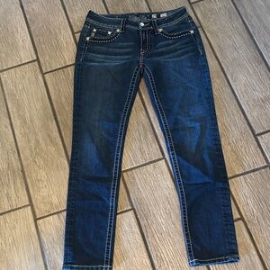 Miss Me Dark Indigo Skinny Jeans